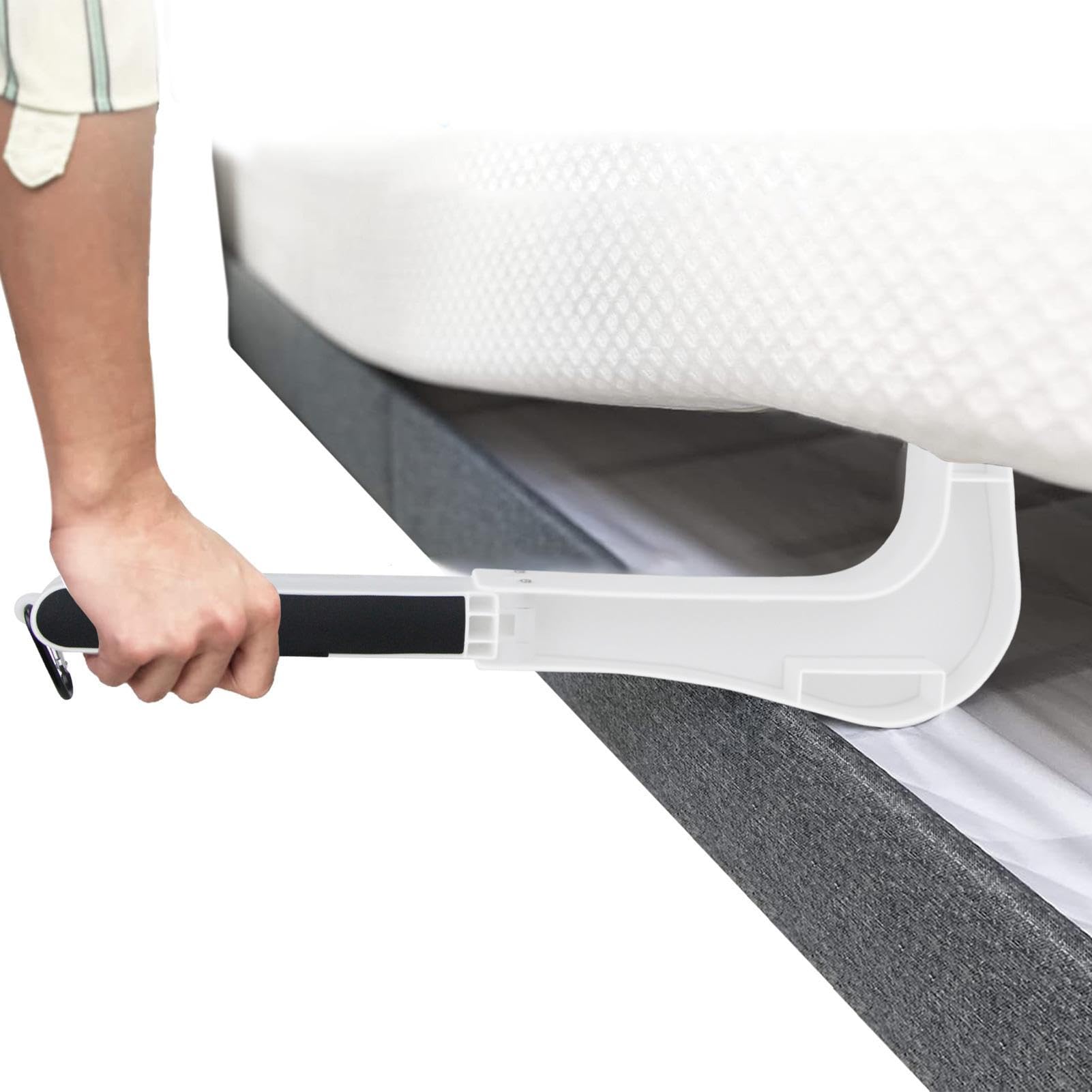 Outil de Levage de Matelas au Design Ergonomique – Lève-Matelas Pliable pour Changer Les draps | Aide Facile à Faire du lit pour Les Personnes âgées, poignée arrière pour soulever Les