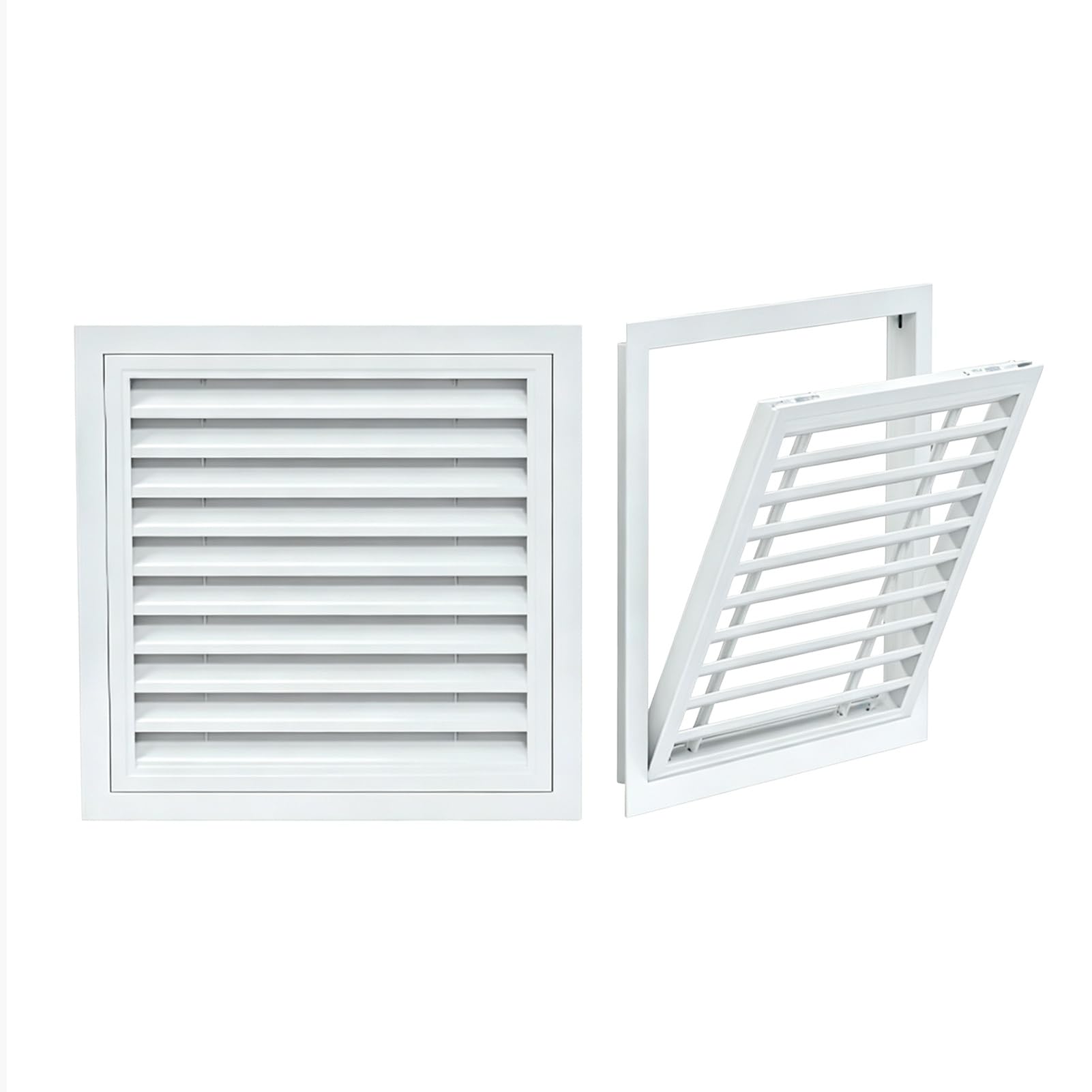 Pannello Di Accesso Con Feritoia Con Interruttore A Pulsante | Griglia del filtro aria di ritorno for schermo da 1 pollice, griglia di copertura dello sfiato HVAC for soffitto(300x300mm)