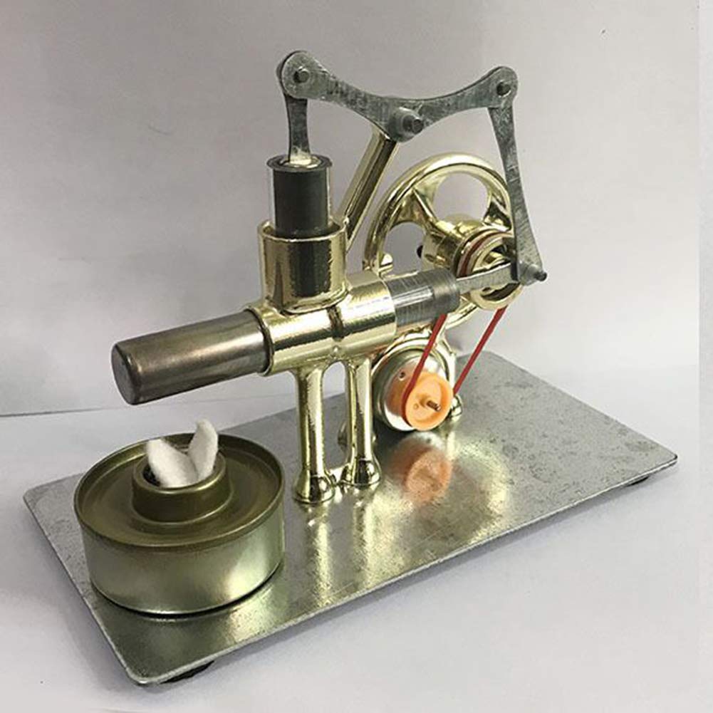 Amazon.co.jp: 熱風単気筒スターリングエンジンフライホイールモデル