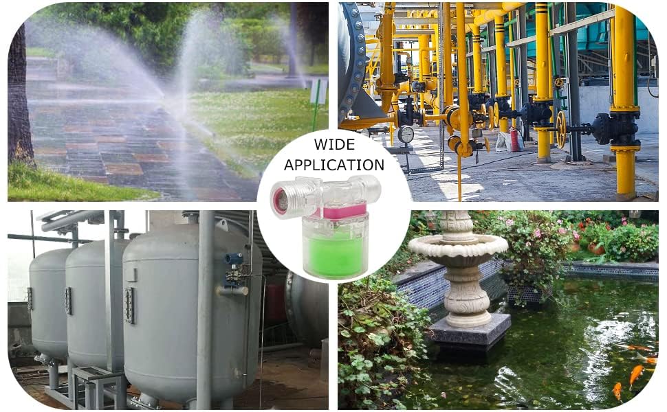 Image of THG Transparent Automatic Water Level Control Valve for Home, Farm and Industrial Use |Overflow Protection High Flow Float Valve |Durable and User Friendly Water Level Controller | 1 /2 Inch Horizontal