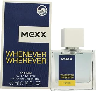 Mexx Wherever Eau de Toilette Spray para Hombre, 30 ml