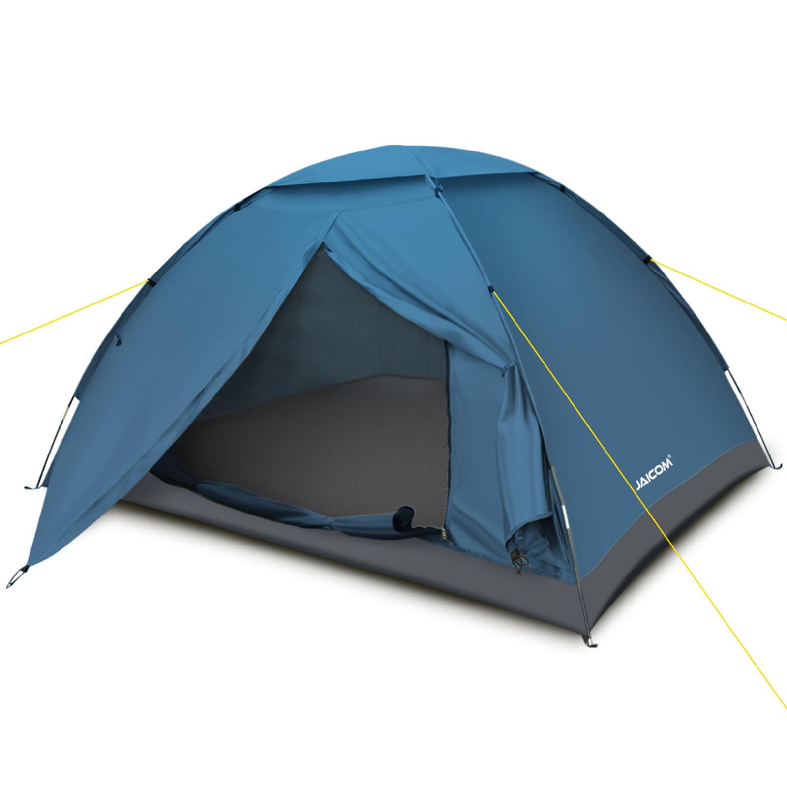 JAICOM 1/2/4 Person Camping Tent - Lightweight Backpacking Tent, Waterproof Windproof Easy Setup Hiking Tent, Suitable for Outdoor, Family, Camping,