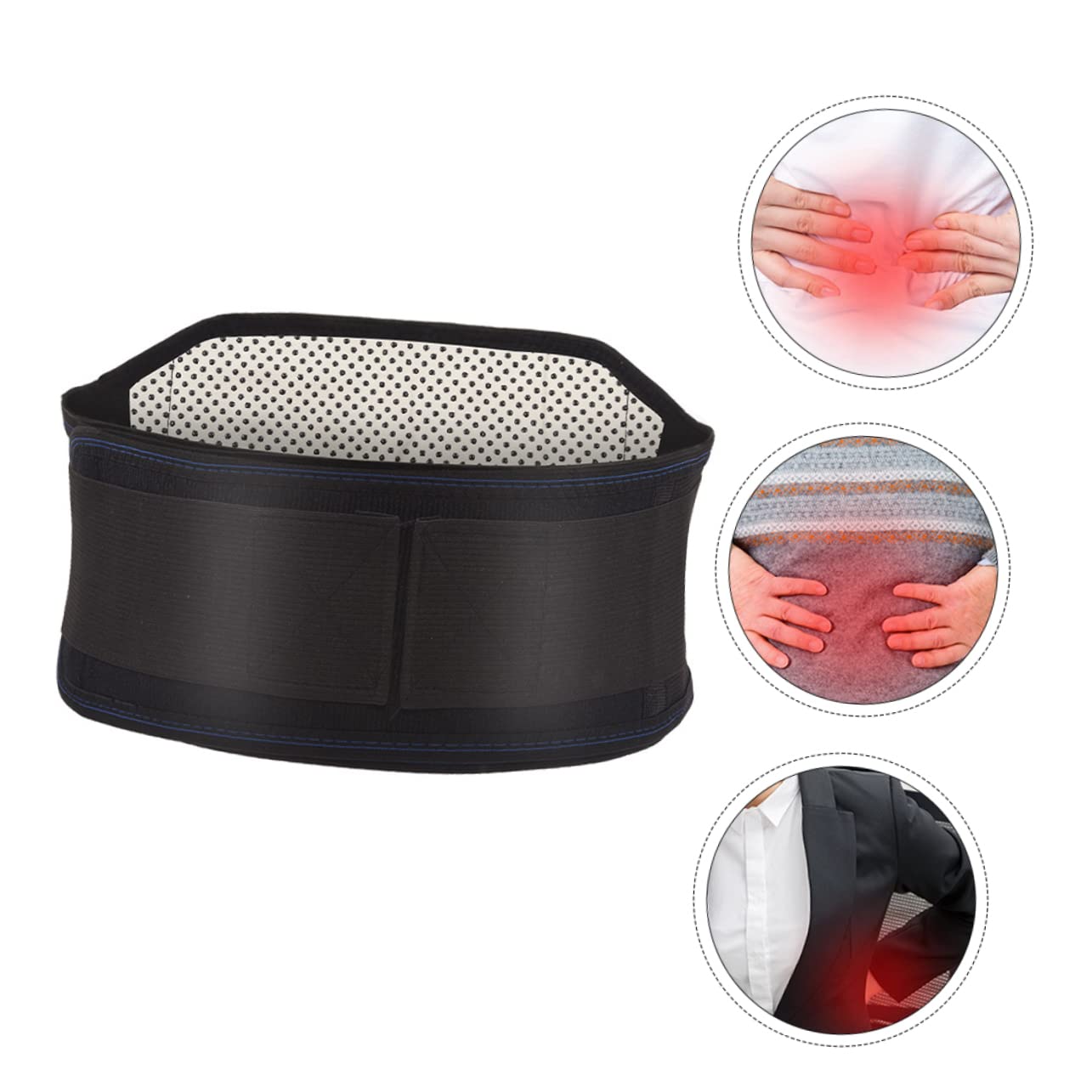 COLLBATH Self-heating Waist Belt for Belly Band Pregnancy Lumbar Support Back Support Belt Men Women