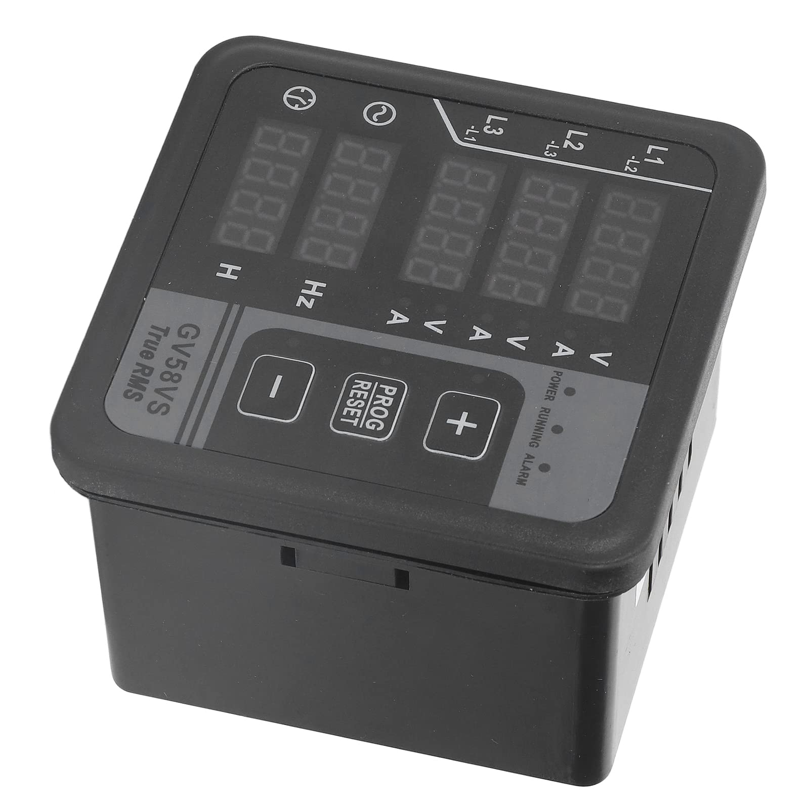 Generador Medidor multifunción digital AMP Start AMP Volt Medidor de frecuencia para detección 8 36V Alciban ABS impermeable con clasificación IP54 para generadores trifásicos
