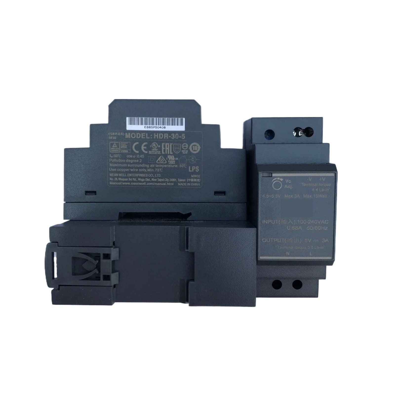 BRODEFUP HDR-30-5 DC 5V 3A 15W Power Supply