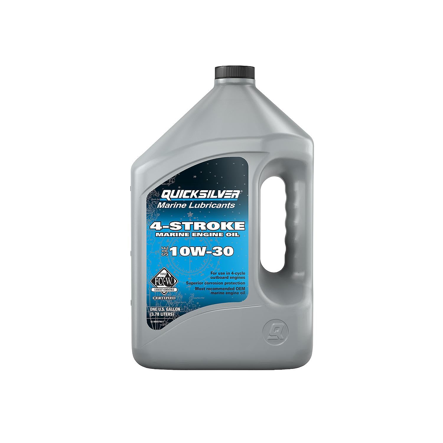 10W-30 4-Stroke Marine Engine Oil, 1 Gallon