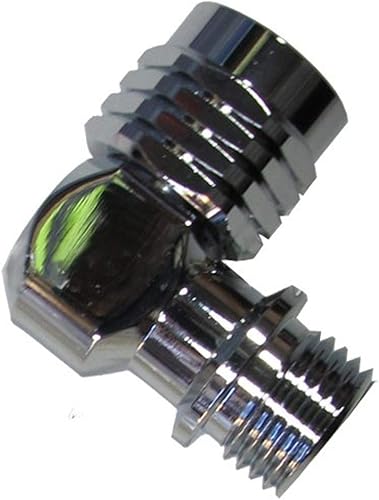 Scuba Choice Buceo Adaptador giratorio de 90 grados 9/16-18 UNF-2B 9/16-18 UNF-2A LP Regulador de manguera