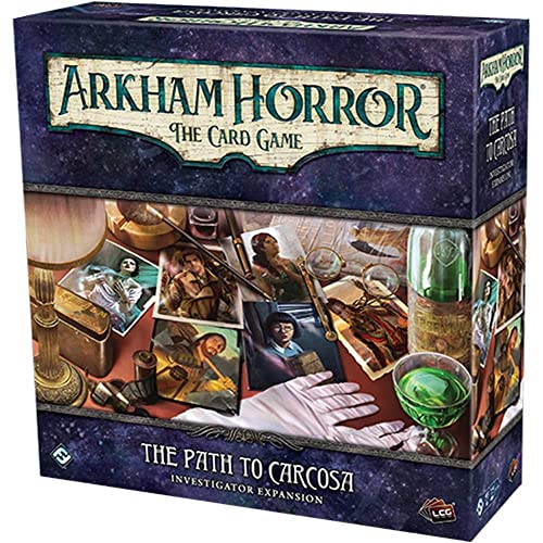 Fantasy Flight Games Arkham Horror - Das Kartenspiel - Der Weg zum Carcosa Ermittler Erweiterung - Ab 14 Jahren - 1-4 Spieler - 60-120 Minuten Spielzeit - Verschiedene FFGAHC67