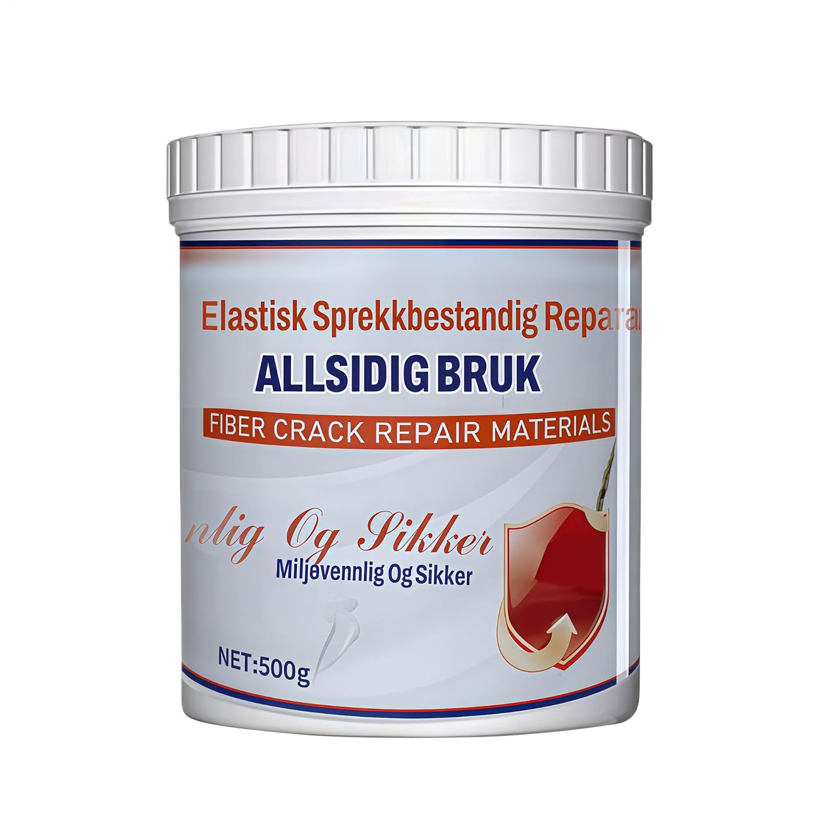 Stucco per Pareti | Riempitivo Sigillante Impermeabile Anticrepa - 500g Stucco per Intonaco e Sigillante per Perdite | per Cucina Bagno Soggiorno Interni Calcestruzzo Legno resina Metallo