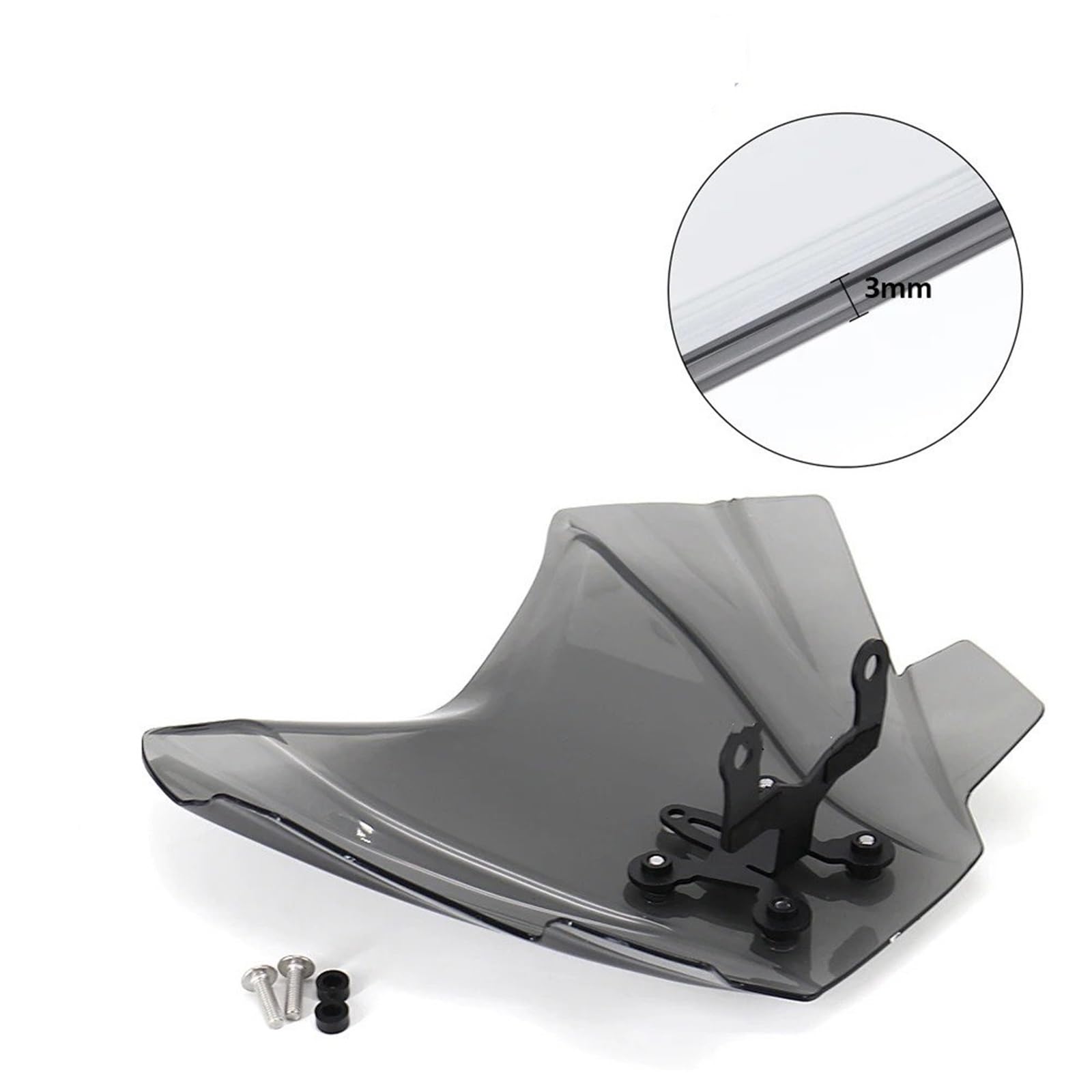 Parabrezza Moto Per BENELLI Per 502 C 2019 Parti Motociclo Parabrezza Parabrezza Paravento Deflettore Moto Per Parabrezza(Transparent)