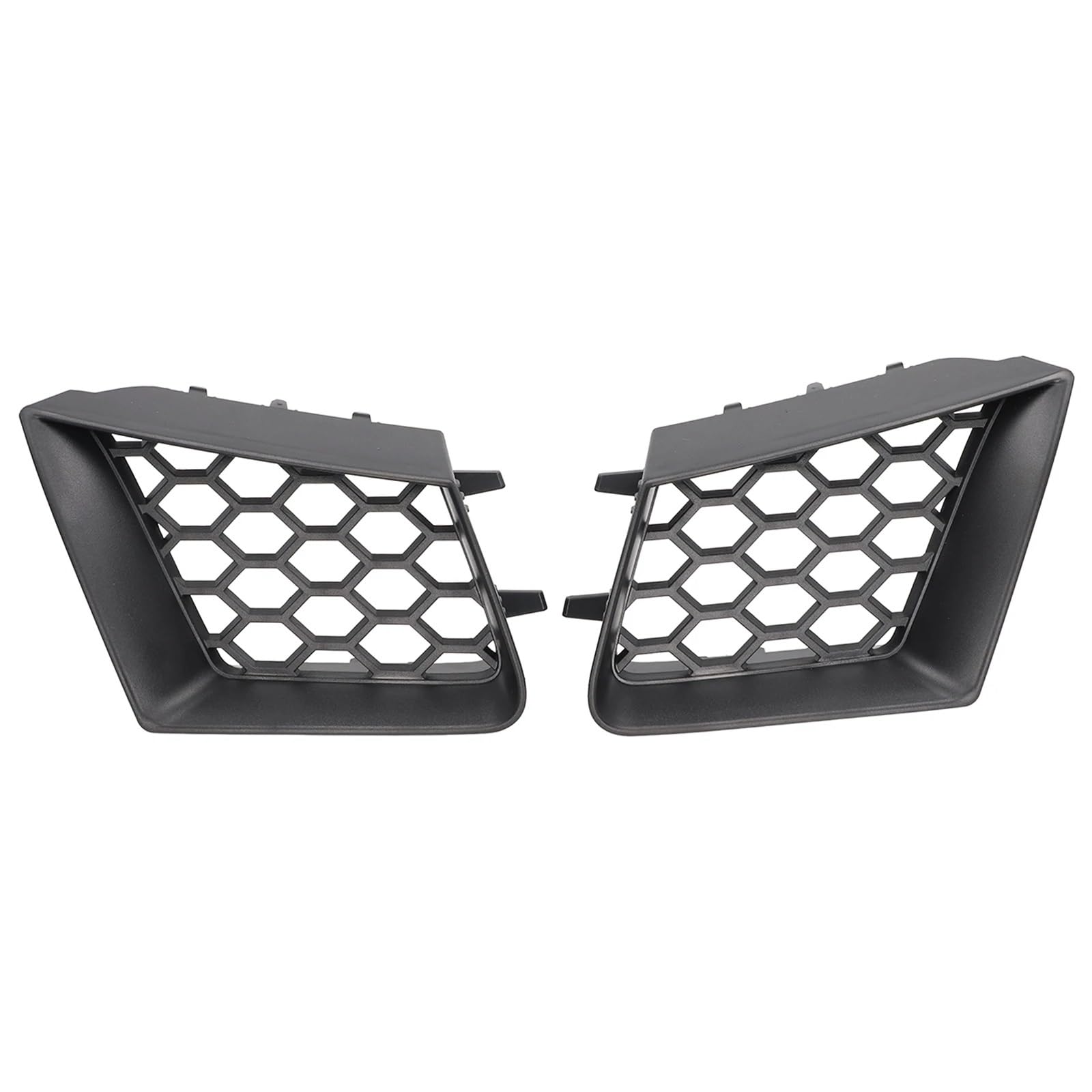 Rejilla de salida de aire delantera para Seat Ibiza 2002-2009 negra mate 7