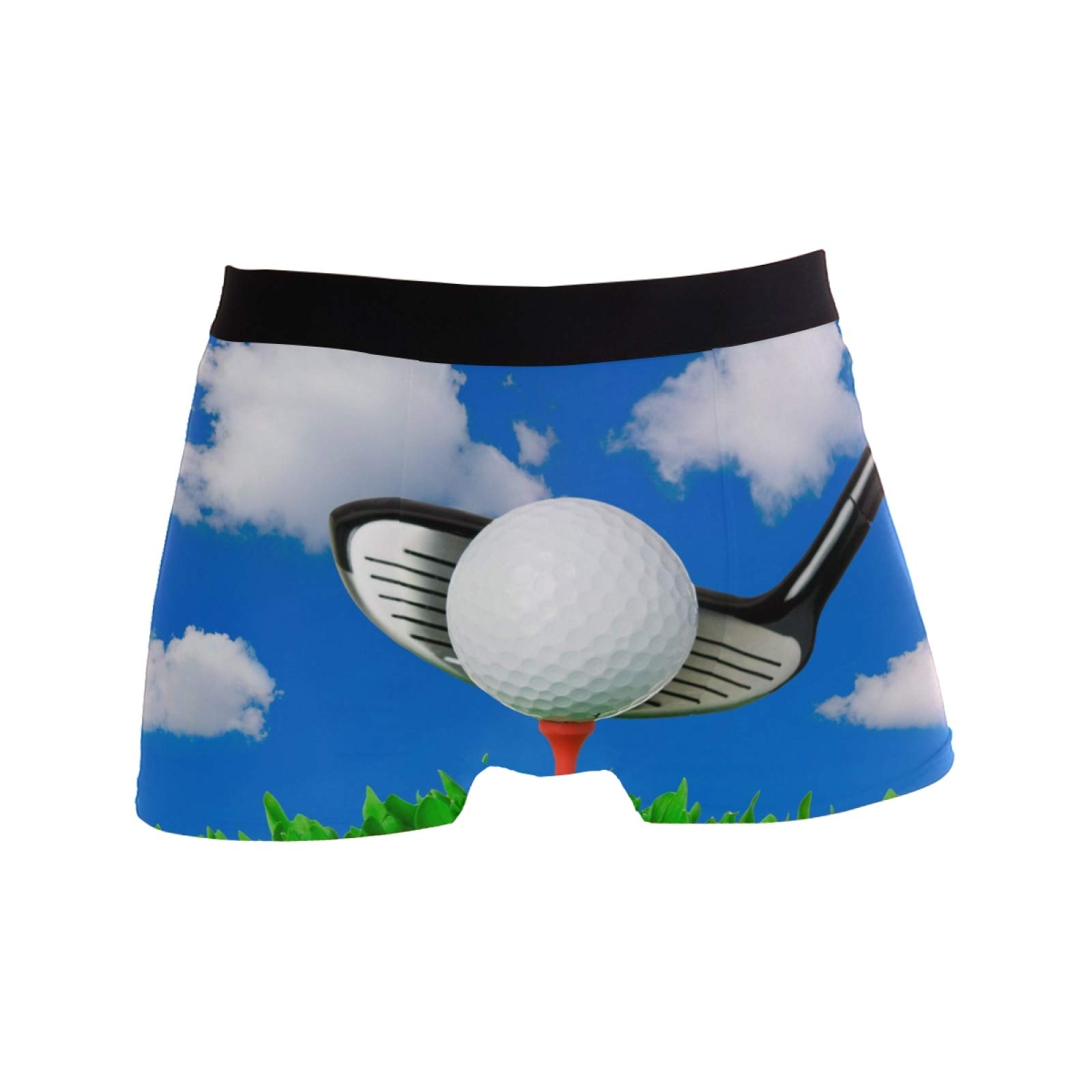 Linomo Men's Boxer Briefs Sport Golf Ball Boxers Shorts Underwear Underpants