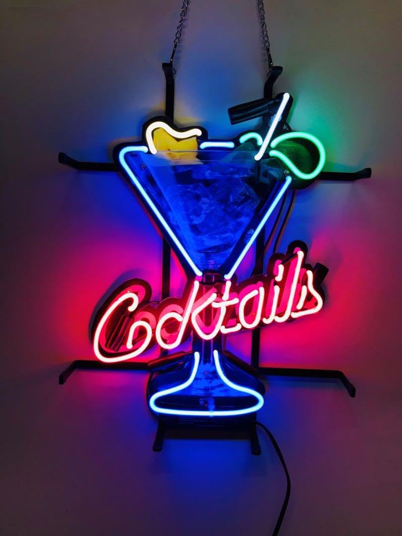 Amazon.co.jp: ネオン管 Cocktail NEON SIGN看板 オーダーメイド 