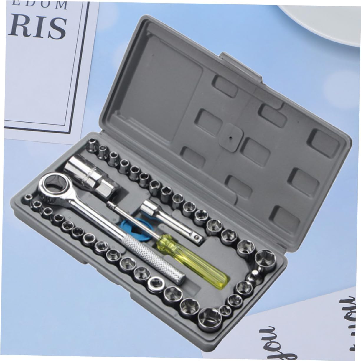 1set Automotive Socket Tool for Car and Motorcycle Repair Wrenches and Screwdrivers Easy to Use Hand Tools for Vehicle Maintenance