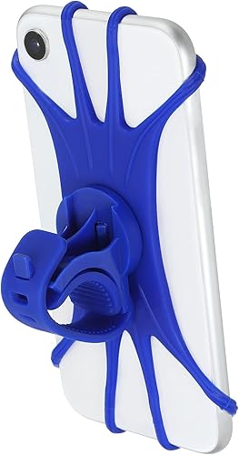 PATIKIL Soporte de teléfono para bicicleta, rotación de 360, de silicona, para teléfonos de 3 a 6.5 pulgadas, soporte de teléfono ajustable para