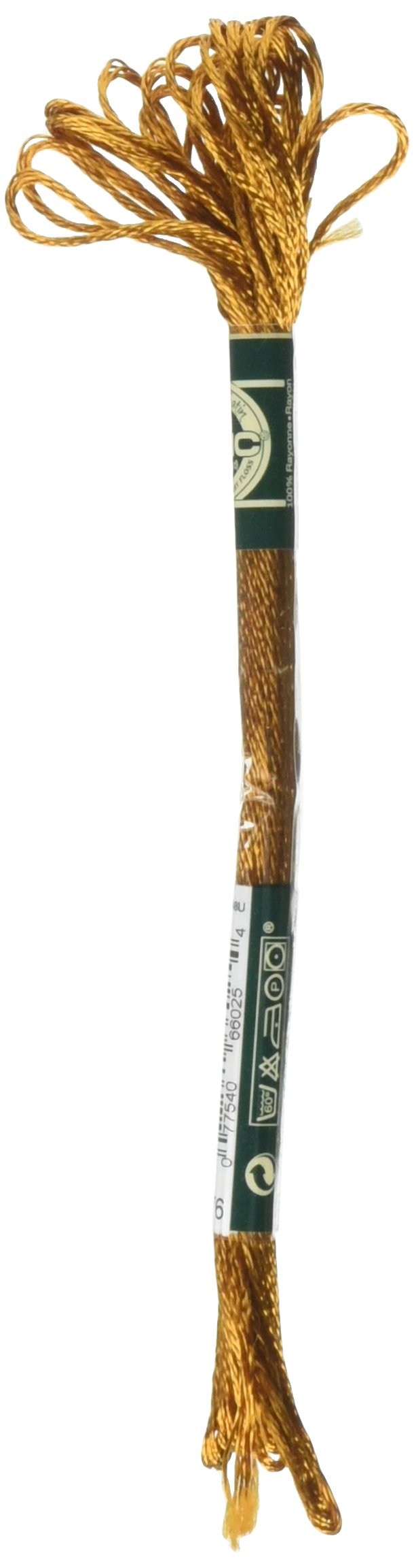 DMC 1008F-S976 Shiny Radiant Satin Floss, Golden Brown, 8.7-Yard