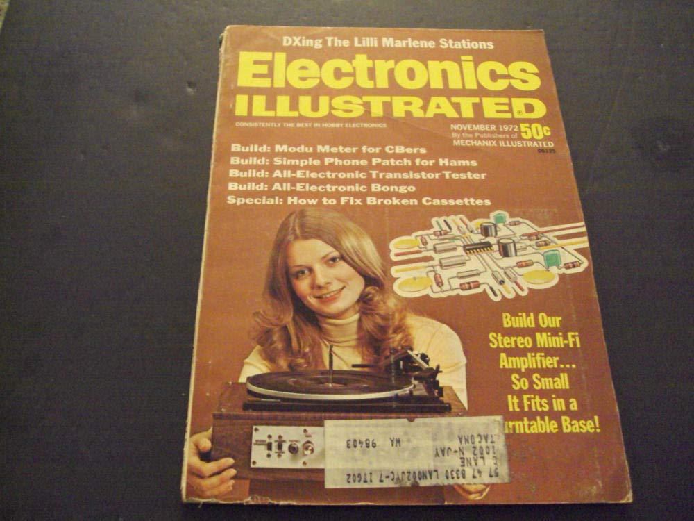 Electronics Illustrated Nov 1972 Build Mini-Fi Amplifier, DXing