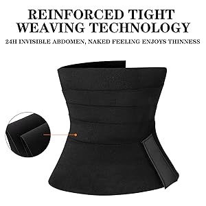 MGHLKF Waist Trainers For Women Belly Fat,Postpartum Belly Wrap For Tummy Control,Bandage Wrap Waist Trainer, Waist Trainer For Women Lower Belly Fat Black
