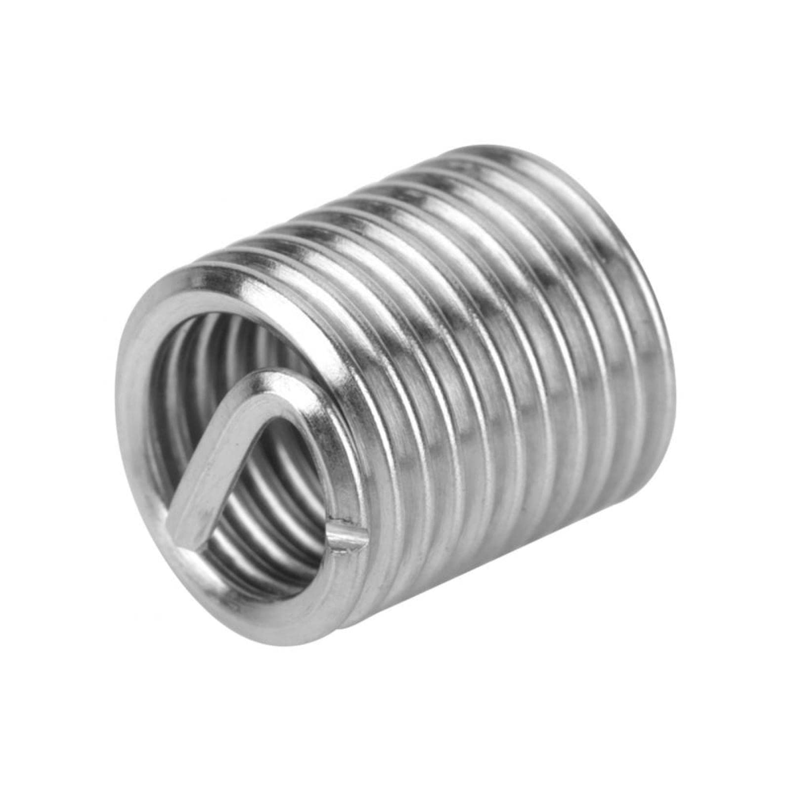 50Pcs Kit di Riparazione Filettatura Auto M8 x 2D In Acciaio A Spirale Filo A Vite Inserti Filettati Chiave Chiave Inserti Trapano Rubinetto Strumento di Filettatura
