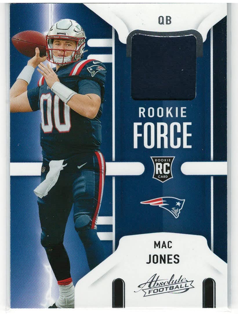 2021 Panini Absolute Mac Jones Rookie Game Worn Jersey Patch Card :  Collectibles & Fine Art - Amazon.com