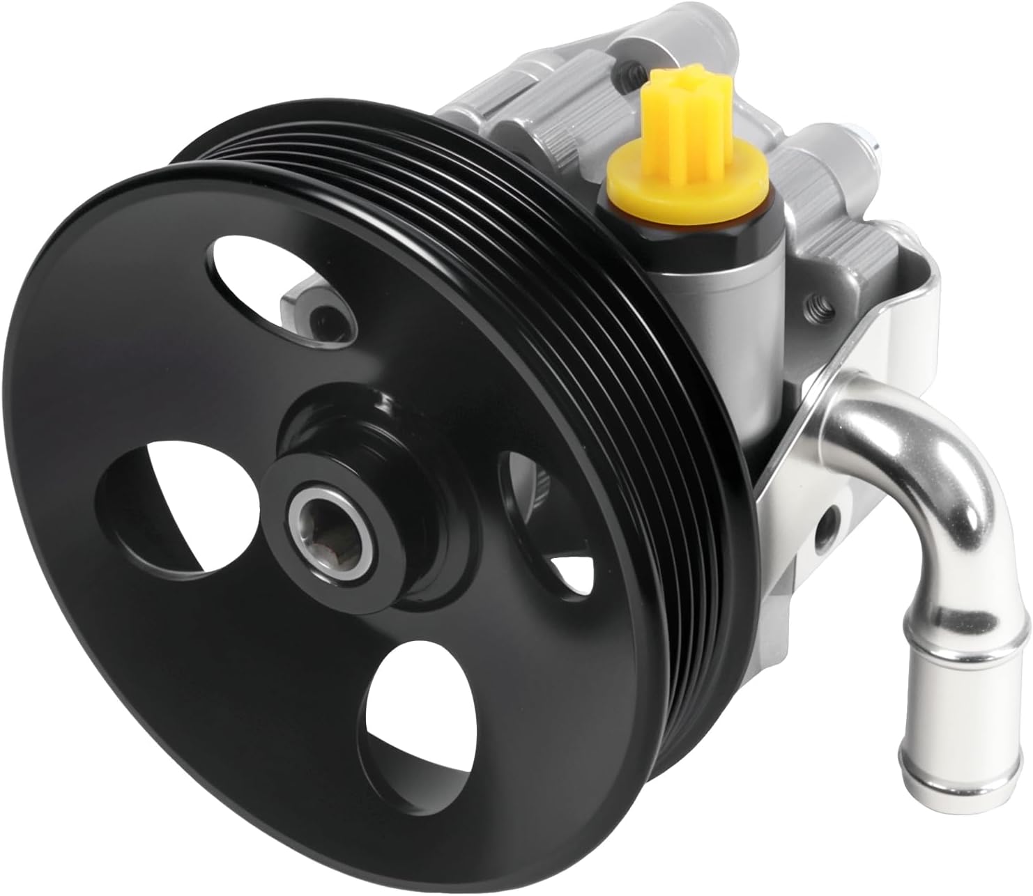 21-4075 Power Steering Pump with Pulley Fits for 2010 2011 2012 2013 2014 2015 2016 SRX 3.6L, OE-Quality Power Assist Pump, Replace OE 13505837 15938622