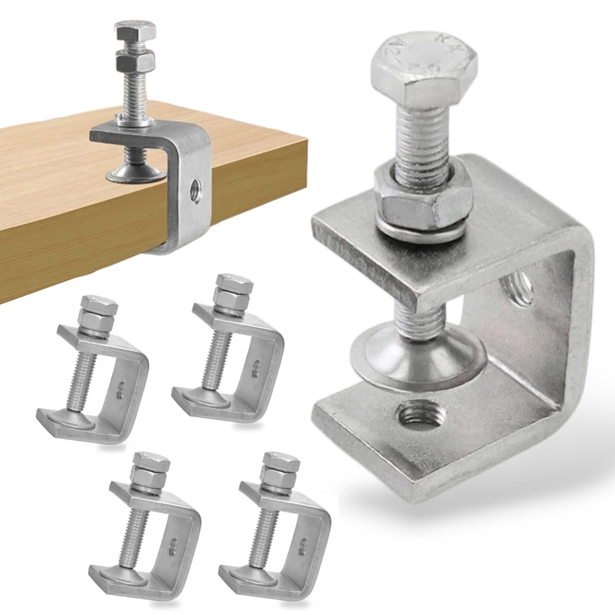 金具 Amazon | Cospys Cクランプ 金具 ステンレス 30mm 小型 ワイド