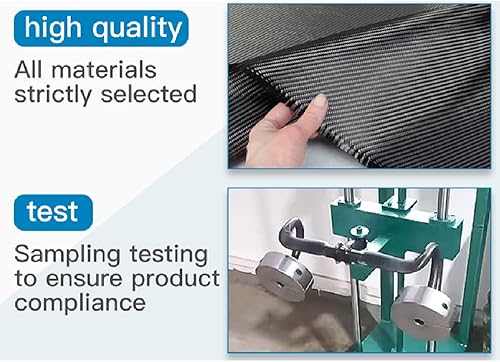 Miniatura 10 de Alfa Pasca Aero - Manillares para bicicleta de carretera de carbono de carreras, manillares de bicicleta, barras de caída livianas, 31.8 UD