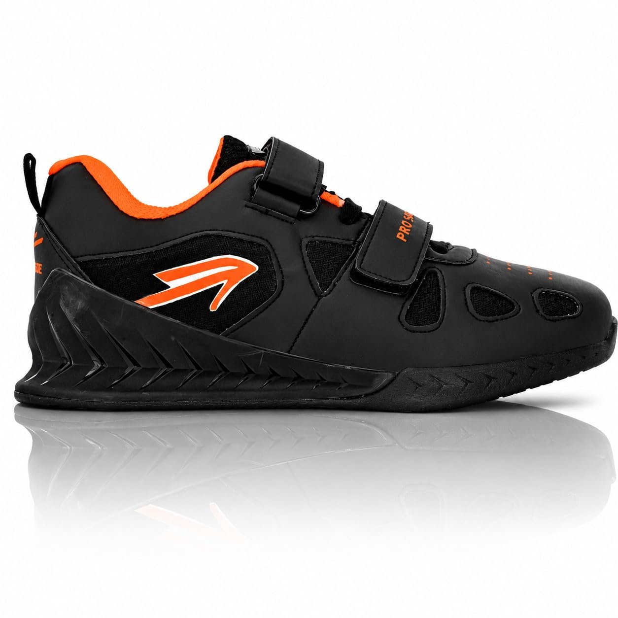 PROASE Pro Squat Men's Weightlifting Shoes | Premium TPU Midsole Powerlifting & Squats Shoes for Gym, Heavy Workout & Strength Training (SQUAT-BLACK-10)-image-6