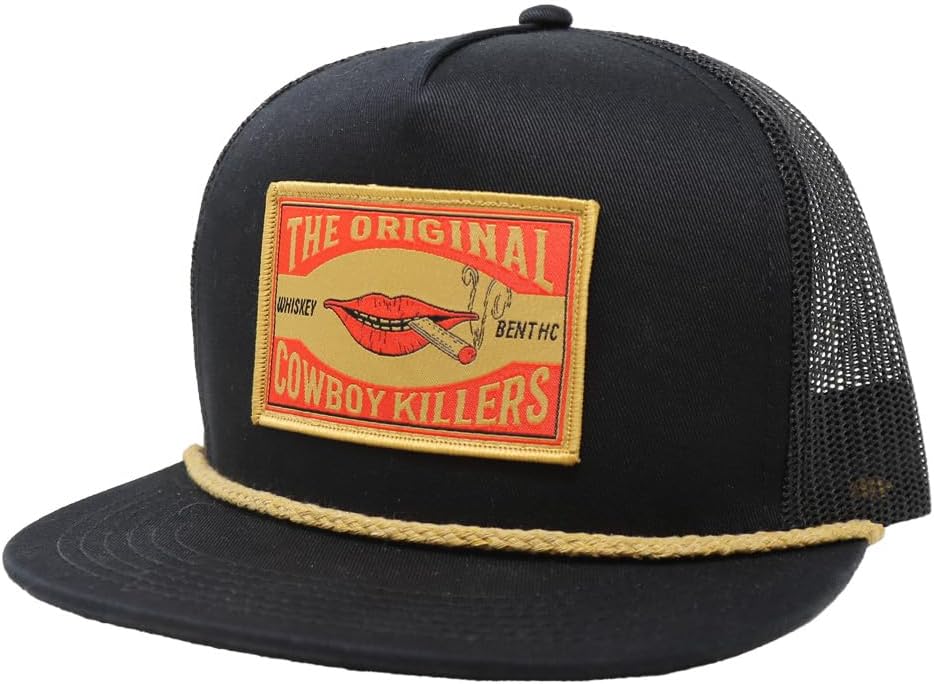 WHISKEY BENT HAT CO. Matchbox - Original Cowboy Killers 5-Panel Meshback Snapback Hat