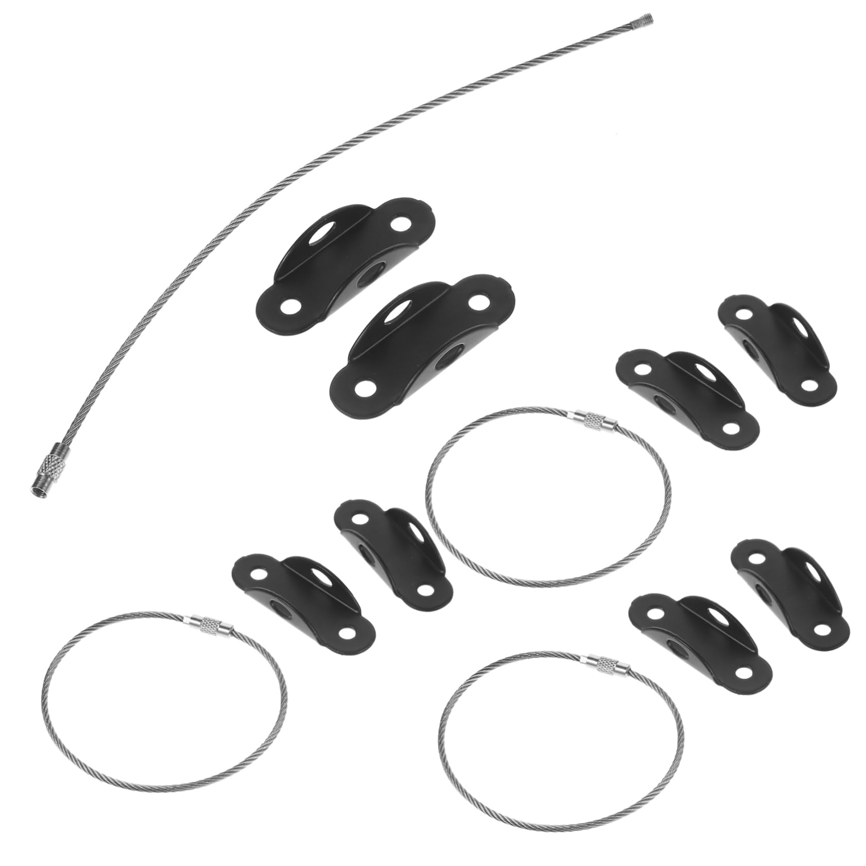 4-Pack Furniture Wall Anchors Sturdy Bookshelf Anchors to Wall for Proofing Tip Straps for Cabinets Bookcases Safety Straps for Furniture