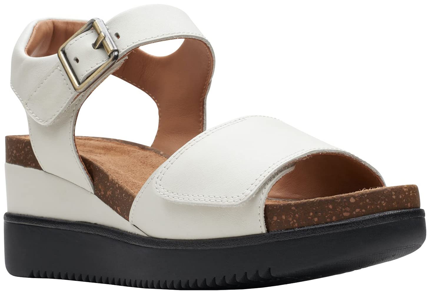 ClarksWomens Lizby Strap Wedge Sandal