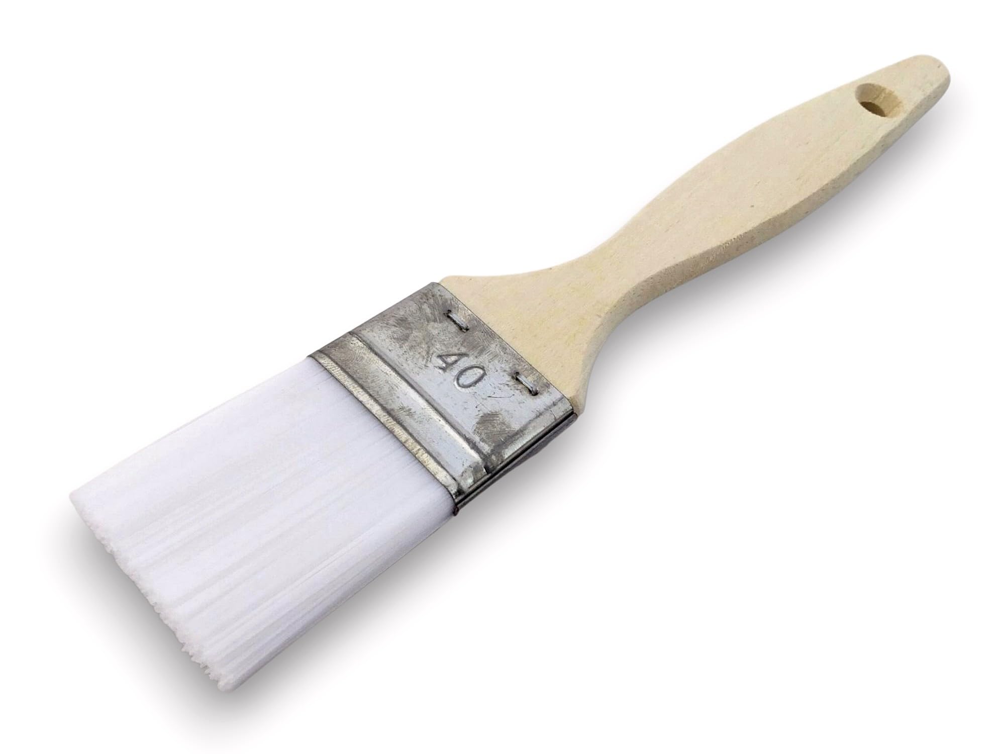 Pinceau de Nettoyage Queue de morue | Lot de 12 | Nylon | Largeur 40mm | Multi Support | Peinture Huile Acrylique Vernis émaux Colle lasure Teinture apprêt résine | Kibros 321_40x12