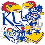 Desert Cactus University of Kansas Sticker Jayhawks KU Sticker Vinyl Decals Laptop Water Bottle Car Sheet T2 (Type 2-2)