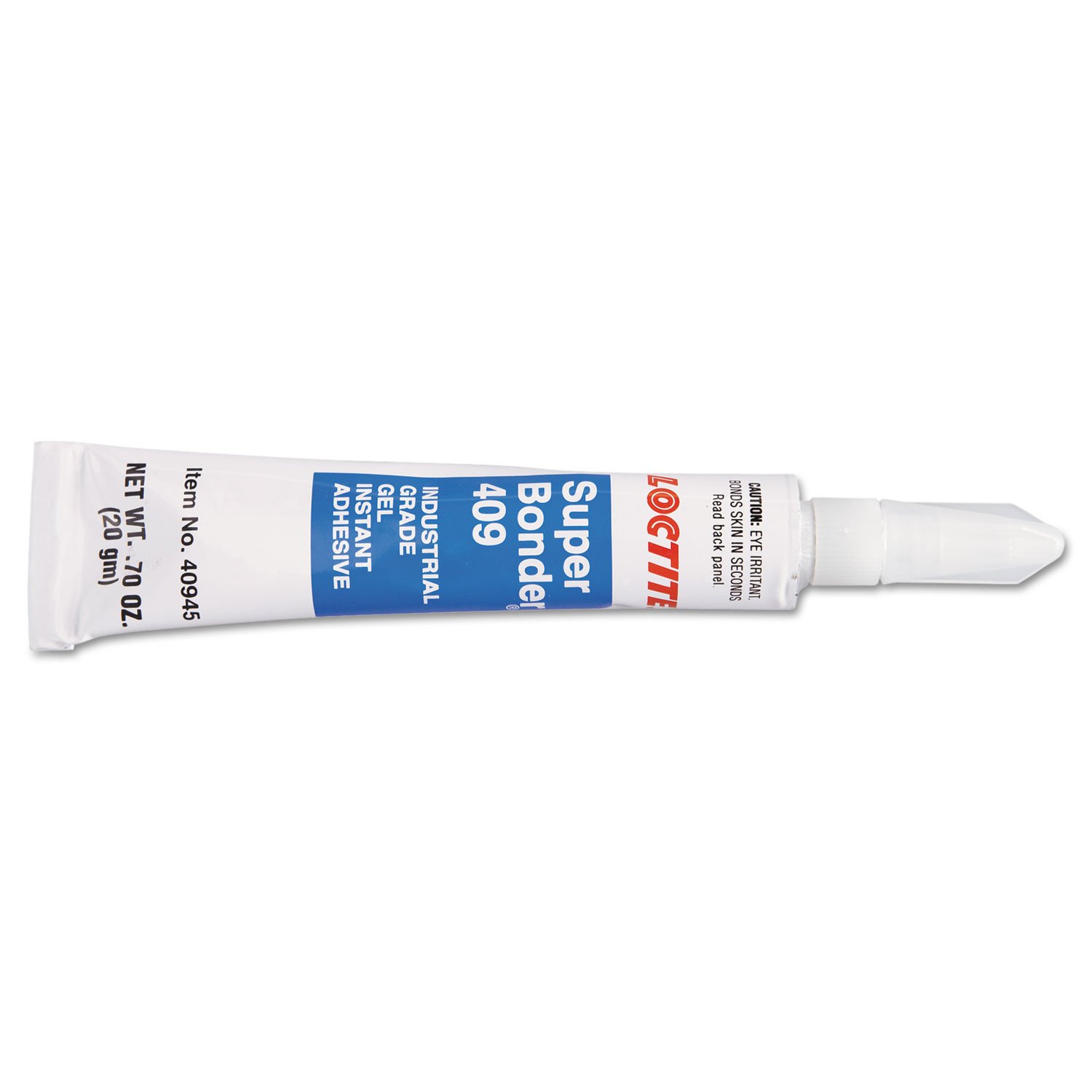 Loctite 40945 409 Super Bonder General Purpose Instant Adhesive, 20g Tube, Clear
