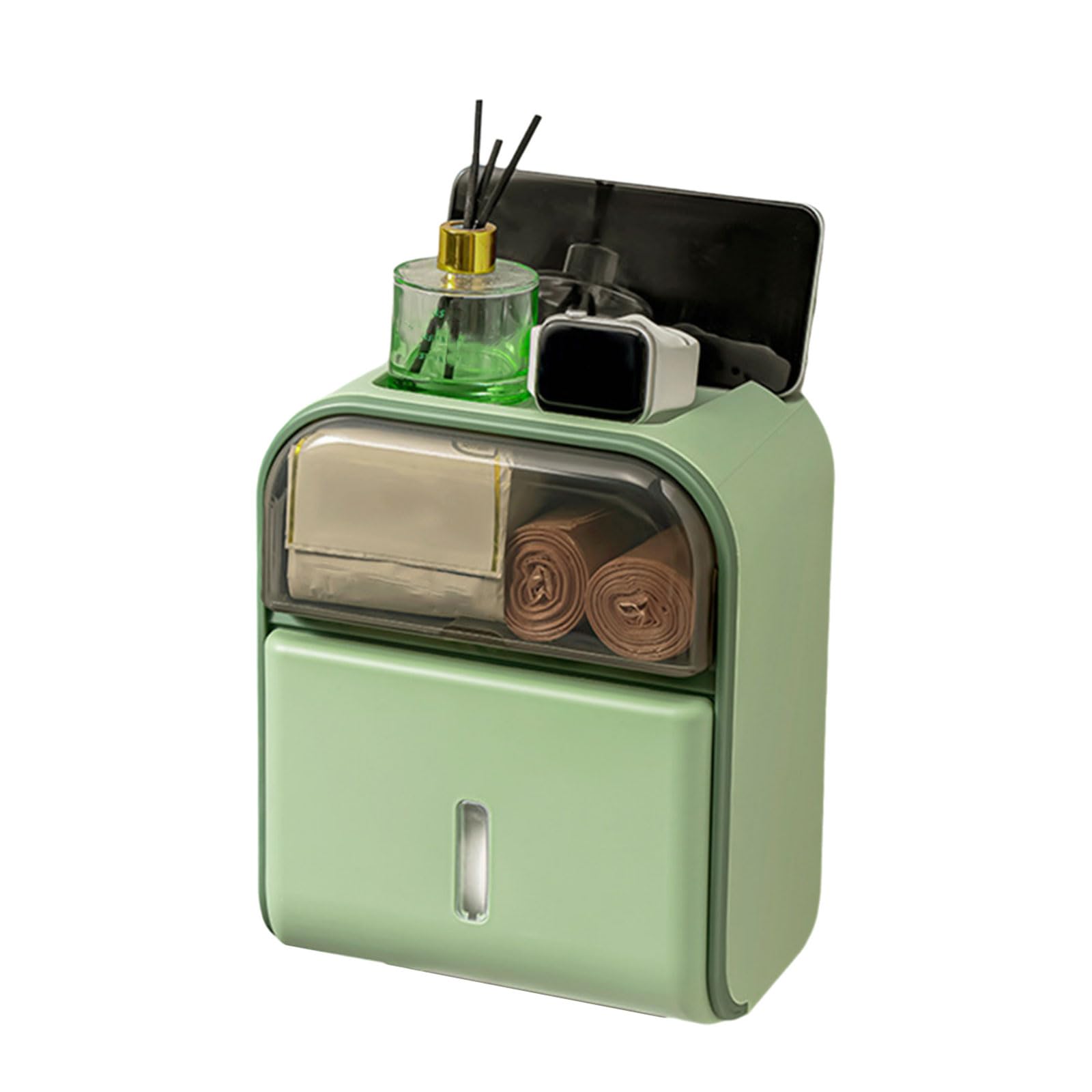 Sturdy Handheld Tissue Storage Container and Wall Mounted Solution for Everyday Use Decoration Tissue Container