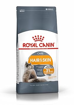 Royal Canin Skin & Hair Care for Adult Cats, 400 Grams, Dry Food with Added Amino Acids, Vitamins, and Omega 3 and 6, Supports Healthy Skin and Shiny Coat, Proven Results in 21 Days - image, photos