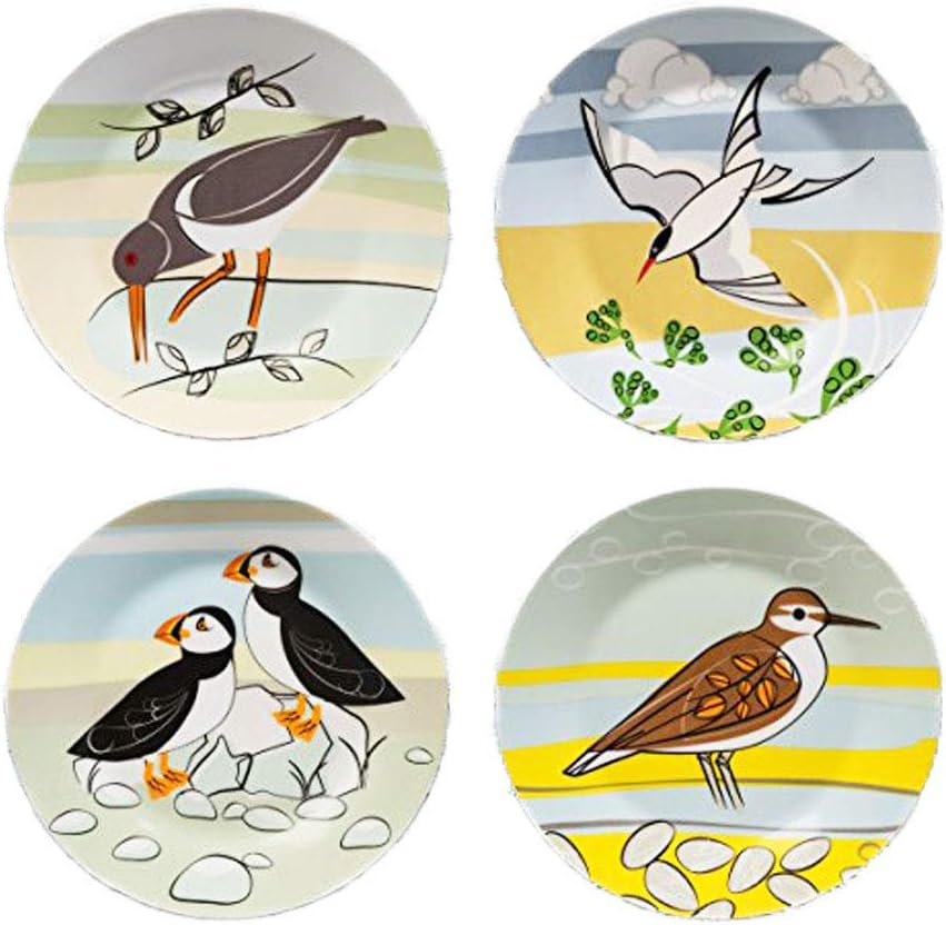 Magpie Coast Dessert Plates - Set of 4 in gift box