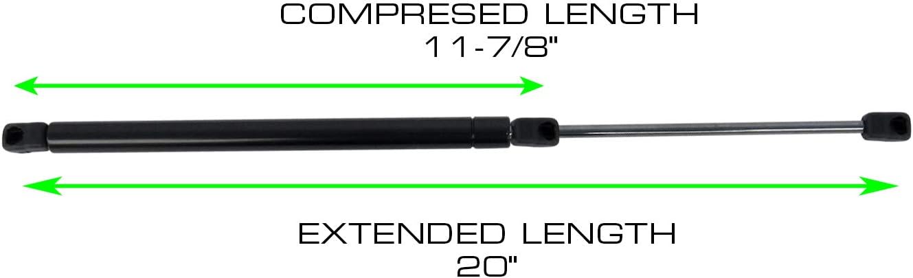Rear Hatch Lift Support Shocks Struts for 2005 2006 2007 2008 2009 2010 Jeep Grand Cherokee Tailgate Liftgate Gas Springs Arms Pair 68025358AA 68025358AB 68025359AA (2 Qty)