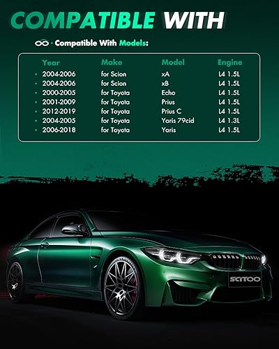 Vista 184 de SCITOO 1 bobinas de encendido con 4 bujías de iridio para Chevrolet 2011-2015 Cruze 1.4L 2016 Cruze Limited 1.4L 2012-2020 Sonic 1.4L 2013-2021 Trax