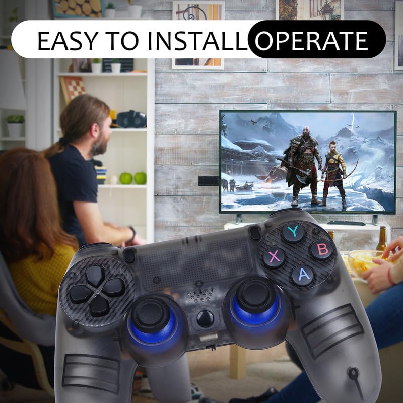 DXP GS5 Wireless Game Stick | 4K HDMI Retro Gaming Console | 10,000+ Built-in Games | Plug & Play Mini Console with 2 Wireless Controllers 4