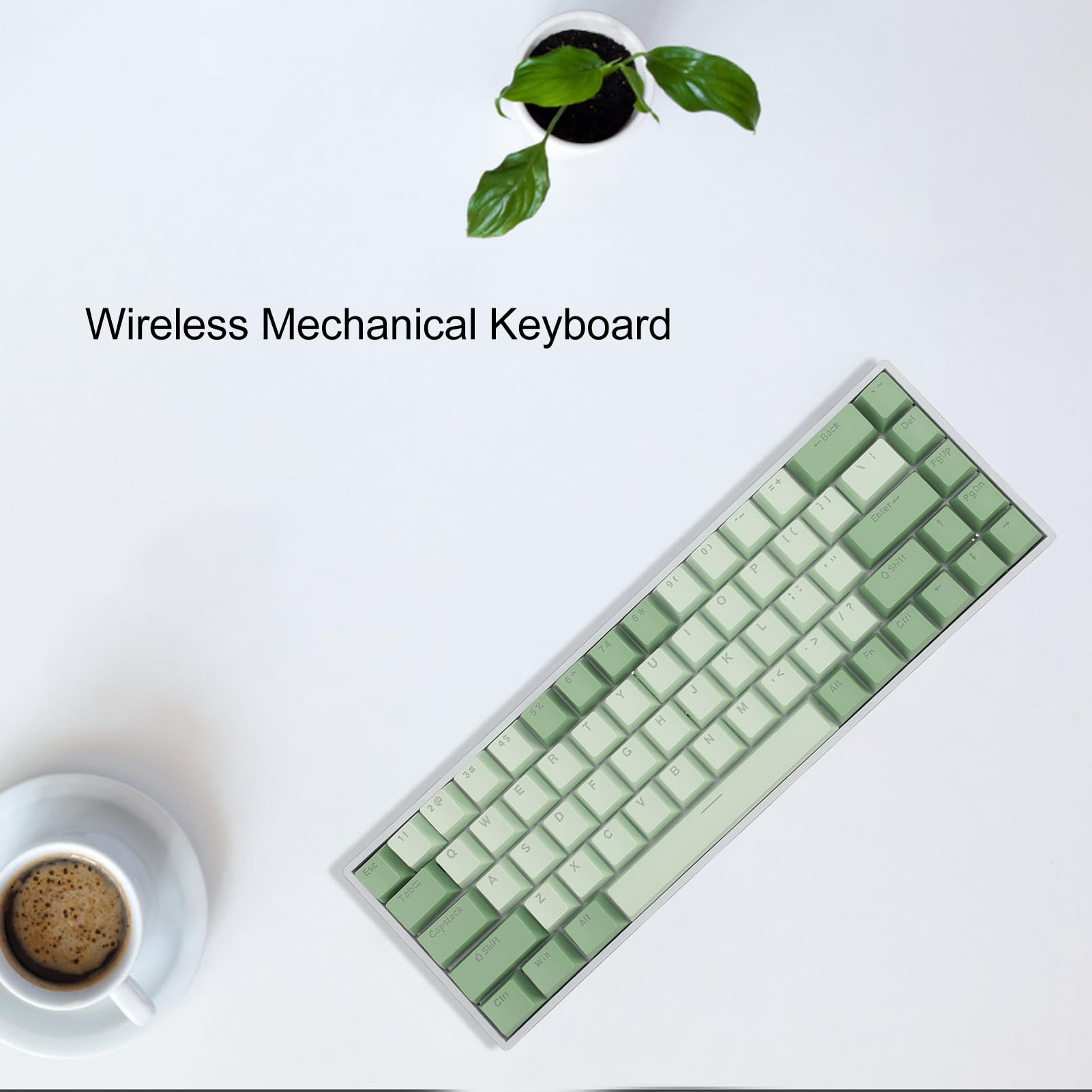 Amazon | ゲーミングキーボード、2.4G / BT/有線 60% メカニカル