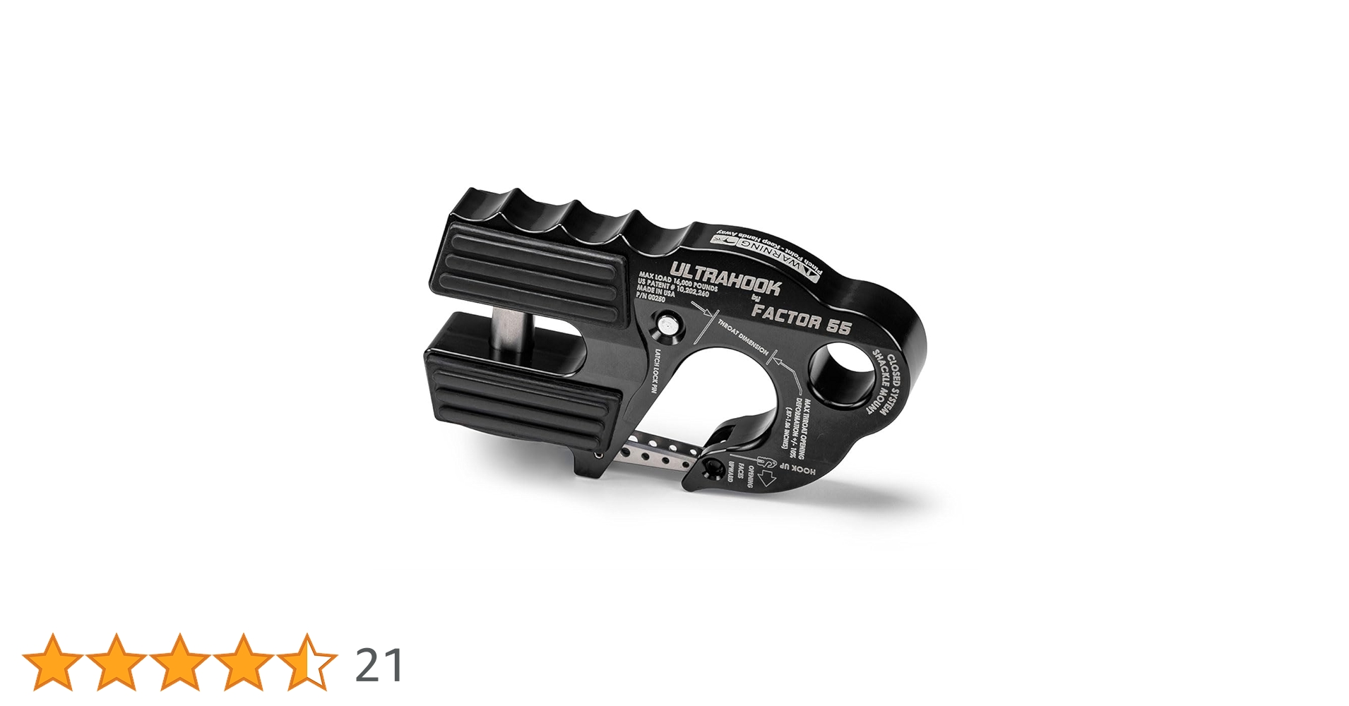 Amazon.co.jp: Factor 55 00250-04 ウルトラフック ウィンチ フック Amazon.co.jp: Factor 55 00250-04 ウルトラフック ウィンチ フック