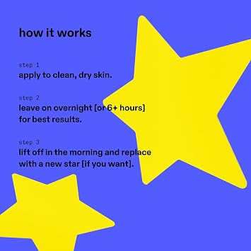 Starface Hydro-Star Yellow Hydrocolloid Star-Shaped Pimple Patch, 96 ct | Dermatologist Tested Covers & Protects Visible Spots Absorbs Pimple Gunk Vegan, Cruelty-Free & Sensitive Skin Safe