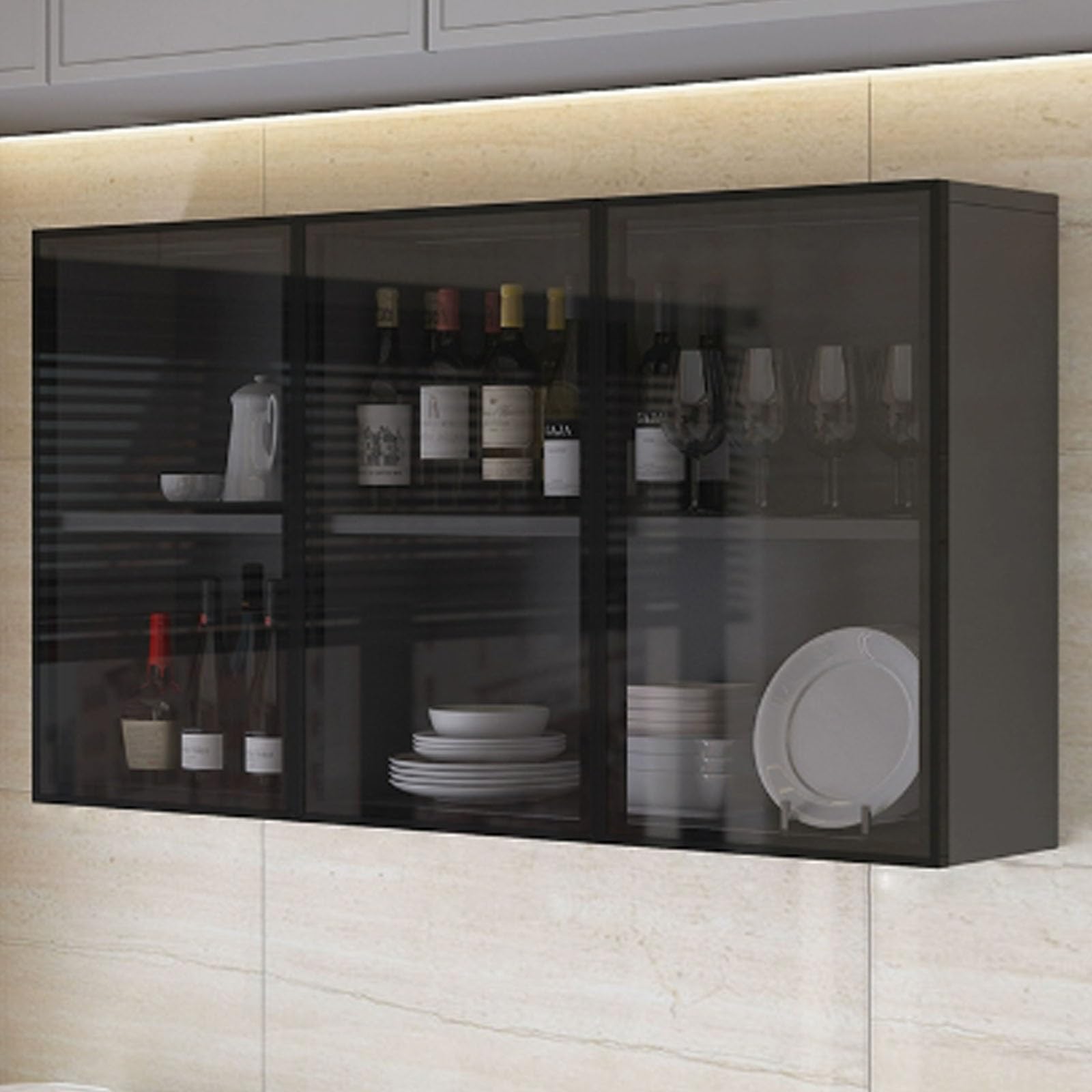 Solid Wood Wall Mounted Kitchen & Bathroom Sto Cabinet With S Door 120X30X60Cm – Slish Wall Cabinet For Balcony Toilet And Closet,A-105*30*60Cm/41.3*11.8*23.6In,A-105*30*60cm/41.3*11.8*23.6in