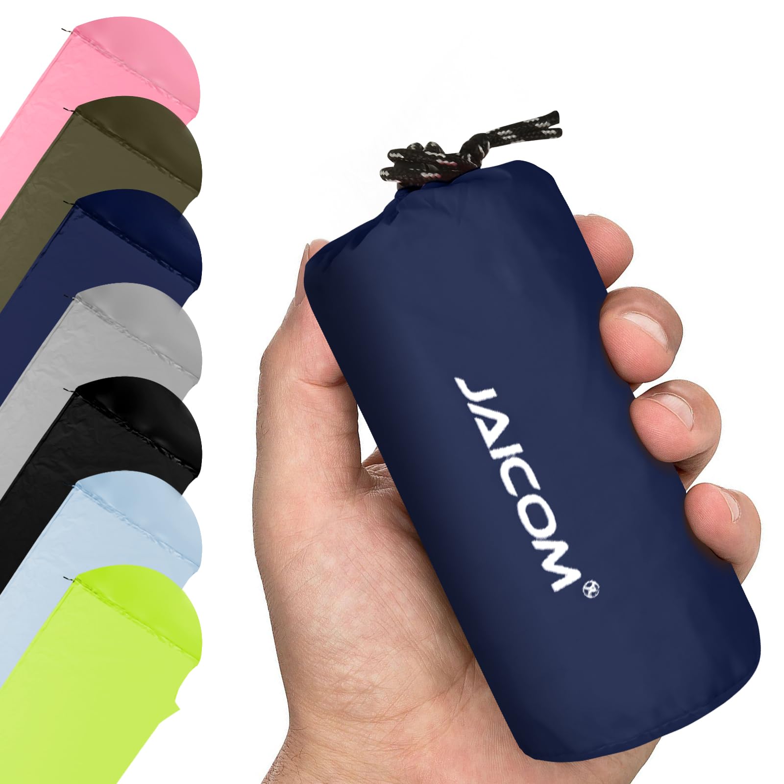 JAICOM Sleeping Bag Liner - Ultralight & Soft Travel Sheet for Adults, only 150g Camping Sleeping Bag, 100% Nylon, Ideal for Backpacking, Hotels, Camping, Business Travel and Outdoor