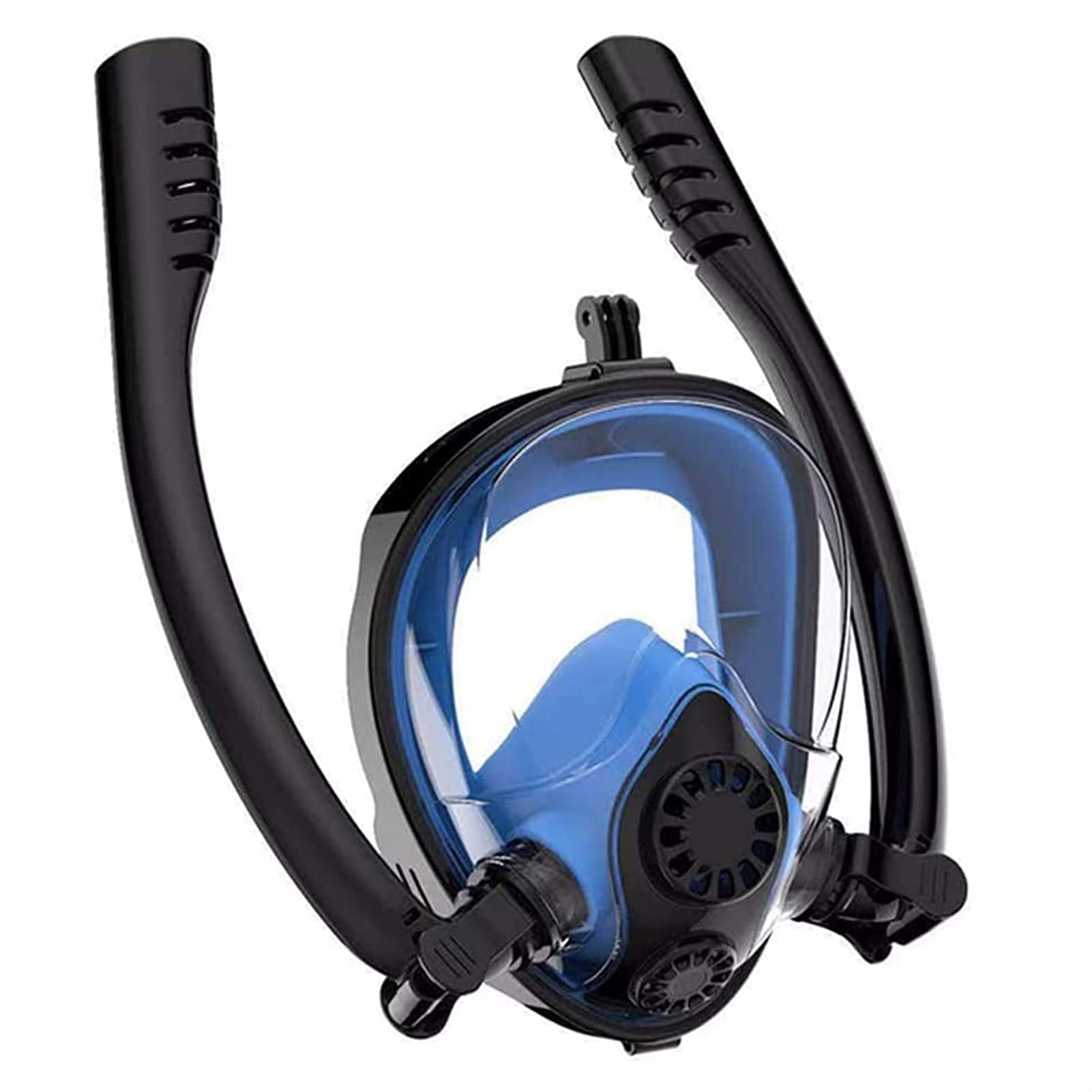 Maschera Integrale， Maschera da Snorkeling per Adulti e Bambini con Doppio Sistema di respirazione， Maschera Subacquea di Sicurezza Anti-Appannamento e，10