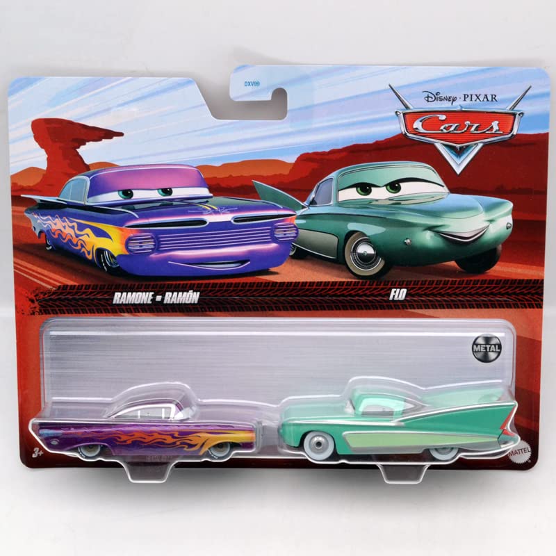 Amazon | MATTEL Disney-PIXAR CARS 2pack- RAMONE & FLO ラモーン