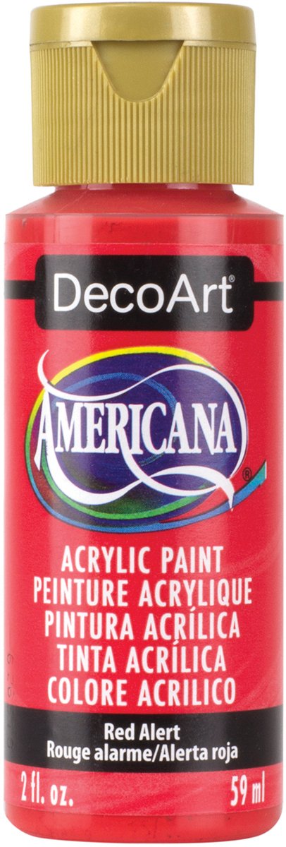 DecoArt Red Alert Americana 2oz Acrylic Paint