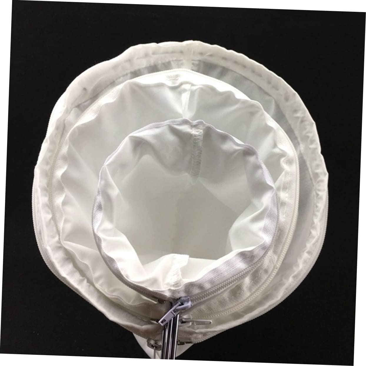 3 Piezas Bolsa de Filtro de Té Algodón Blanco Acero Inoxidable