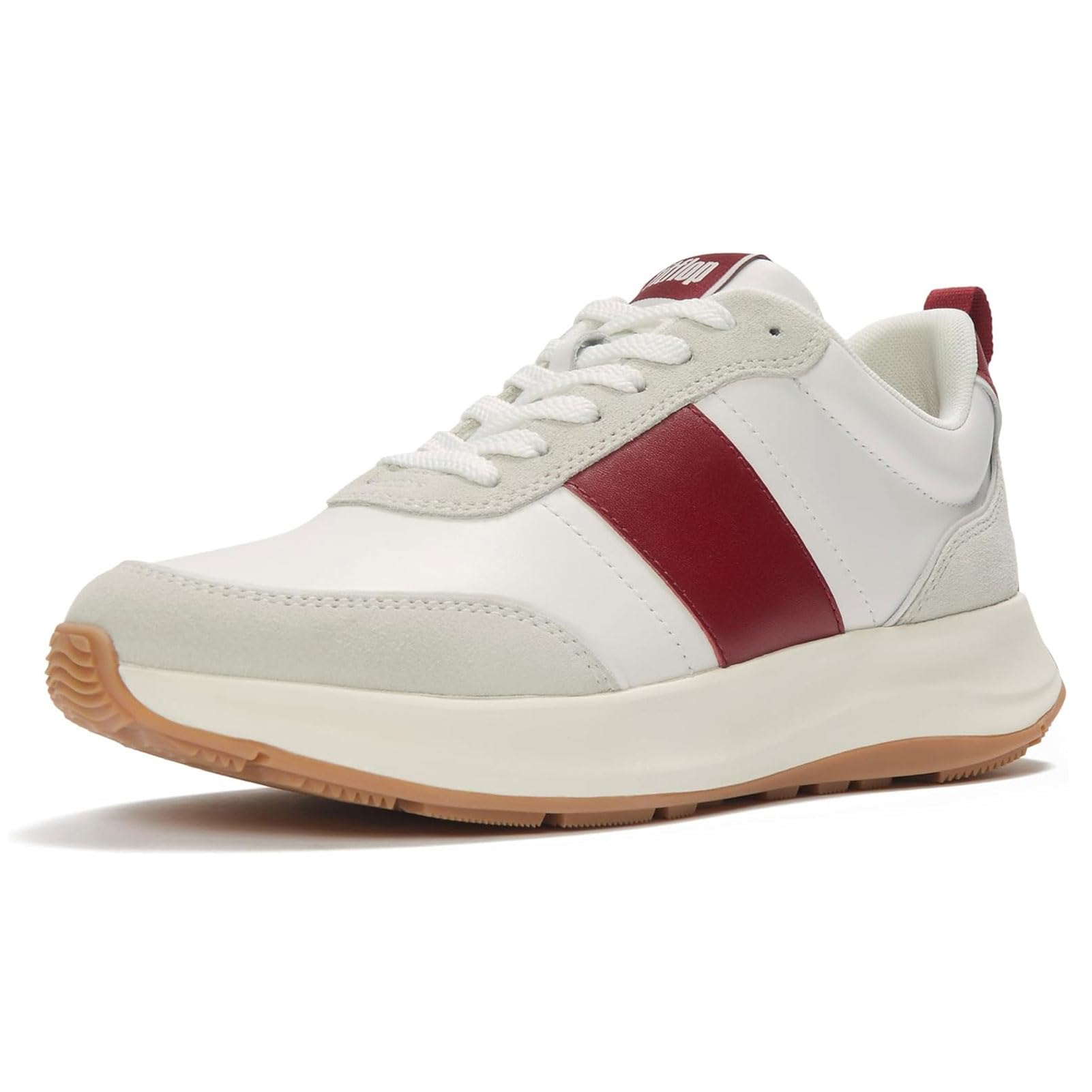 Fitflop F-Mode Flow Leather/Suede Flatform Sneakers Scarpe da ginnasticaDonna